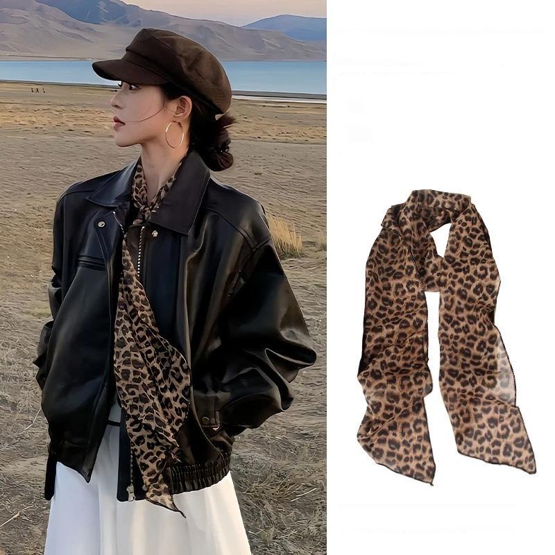 폴카 도트 꽃무늬 프린트 실크 스카프 얇은 넥 스카프  - Ascot Neck Scarf 리뷰 및 가격