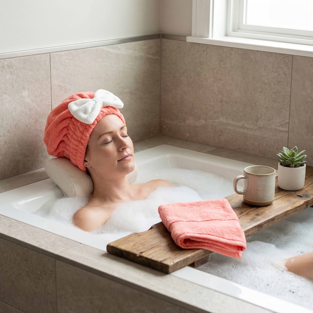마이크로파이버 헤어 드라이캡, 퀵 드라이 헤어 타월 랩 - Head Wrap Turban 리뷰 및 가격