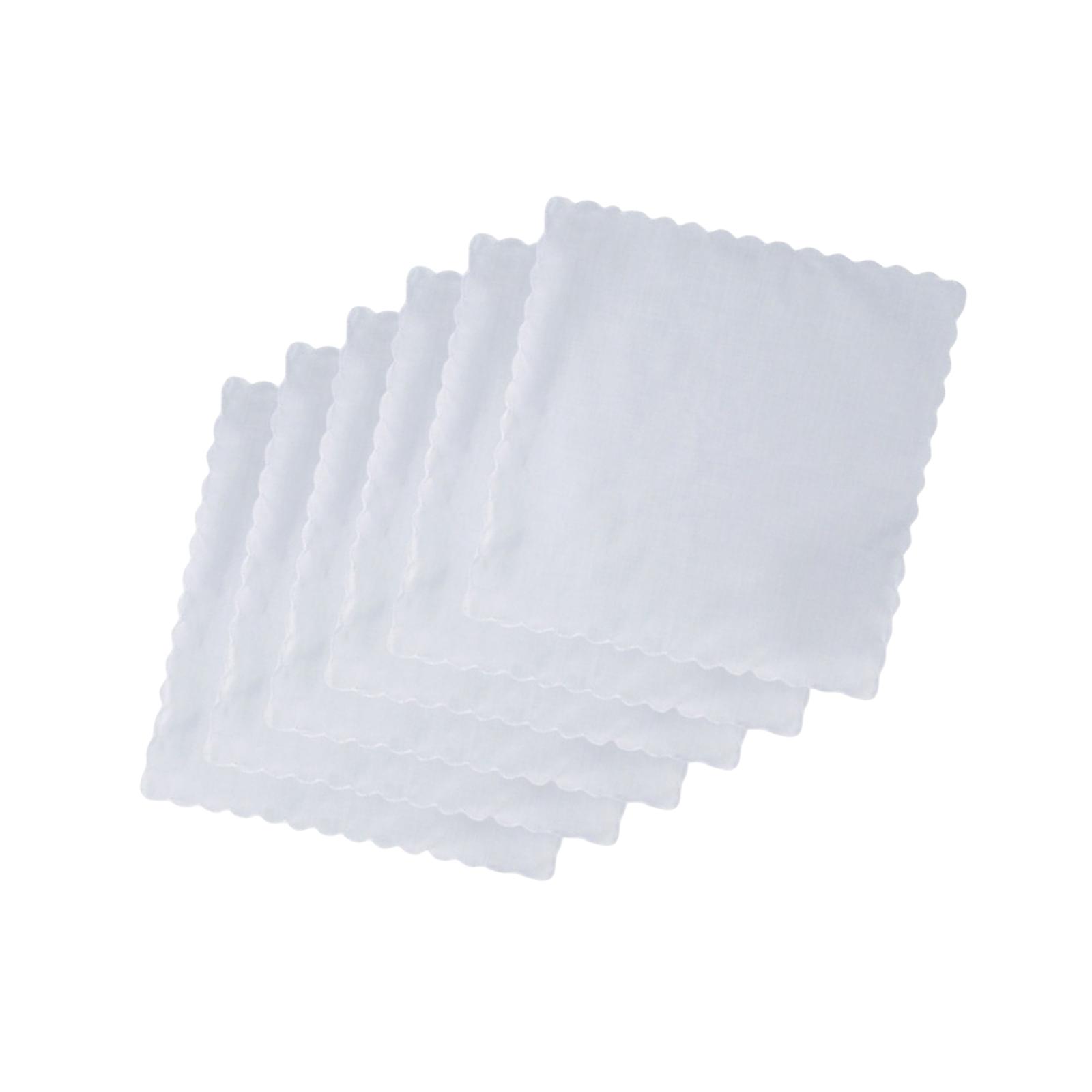 여성용 면 손수건 6개 세트, 부드러운 포켓 손수건,  - Handkerchief Cotton Men 리뷰 및 가격