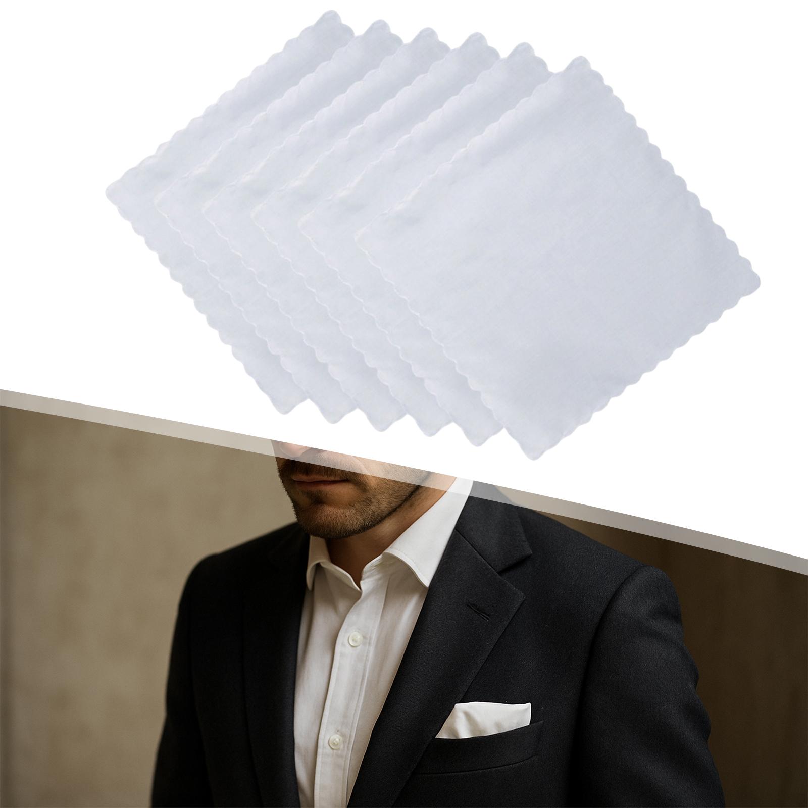 여성용 면 손수건 6개 세트, 부드러운 포켓 손수건,  - Handkerchief Cotton Men 리뷰 및 가격