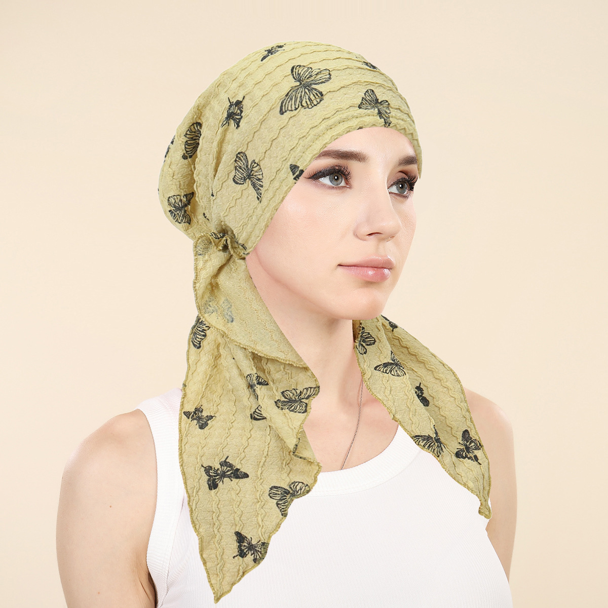 여성 무슬림 히잡 캡 랩 헤드 소프트 탄성 롱테일 터번 - Head Wrap Turban 리뷰 및 가격